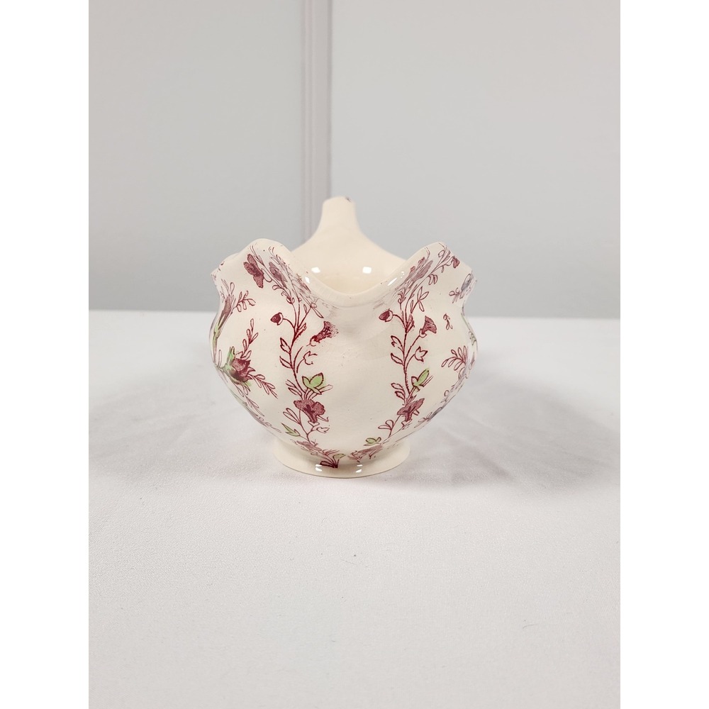 VTG‎ c. 1930s Rose Chintz Johnson Bros. Gravy Boat no Underplate 8" X 4" - Picture 5 of 7
